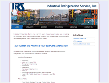 Tablet Screenshot of industrialrefrigserv.com